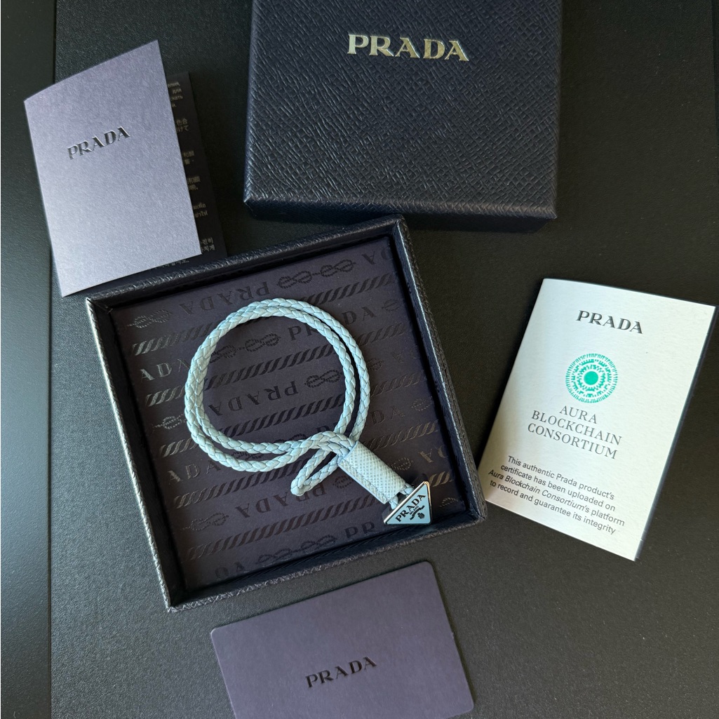New Prada Braided Bracelet 200$